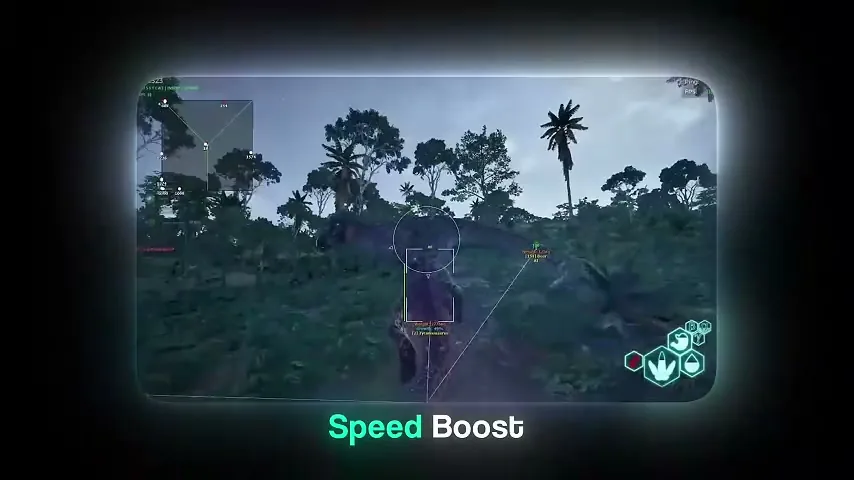 Isle ESP boxes, weapon labels, and distances on UKN practice bots